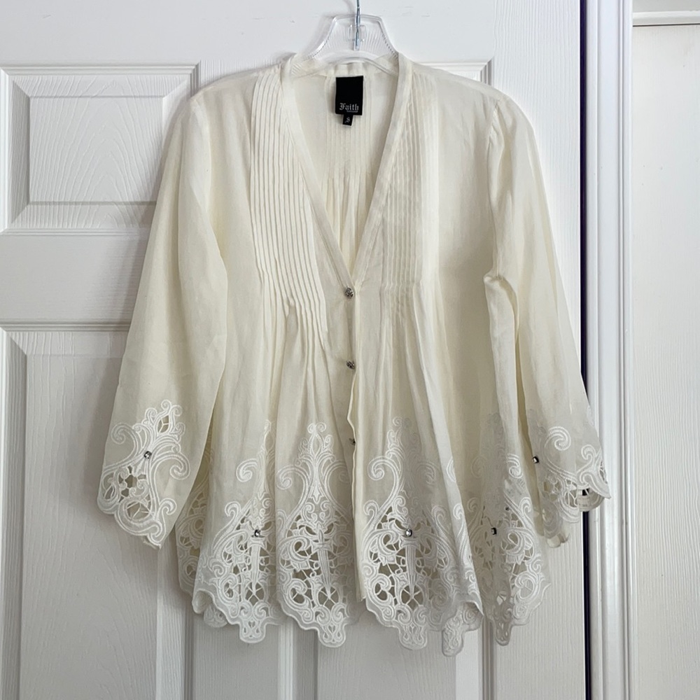 Faith Connexion Lace Blouse